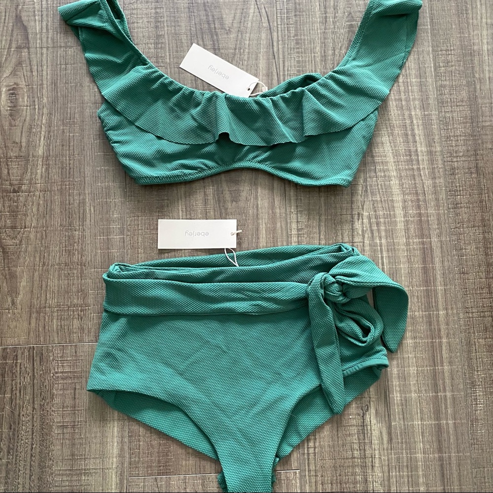 Eberjey Bikini Set. Size S, Green